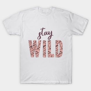 Stay Wild Animal Print T-Shirt